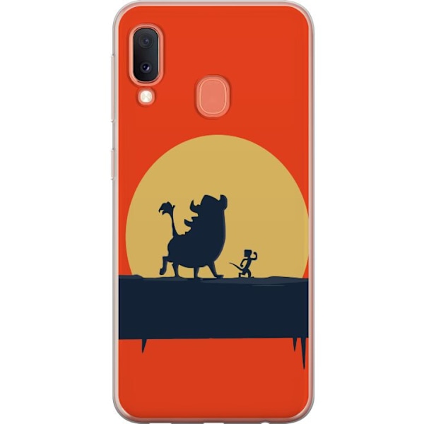 Samsung Galaxy A20e Gennemsigtig cover Hakuna Matata