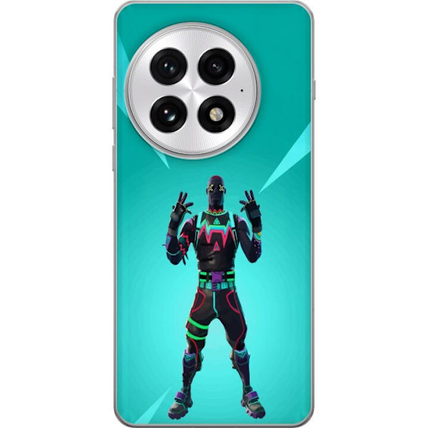 OnePlus 13 Gennemsigtig cover sort ridder fortnite