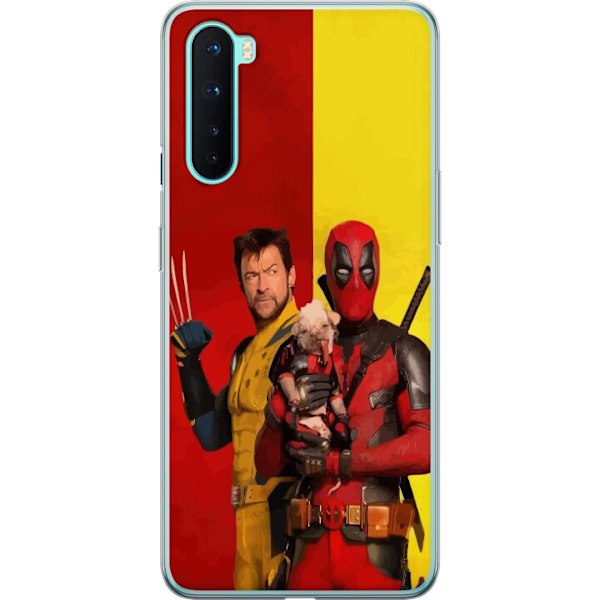 OnePlus Nord Läpinäkyvä kuori Deadpool & Wolverine