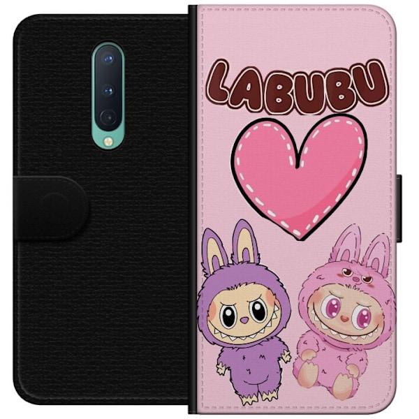 OnePlus 8 Tegnebogsetui Labubu Pink Monster