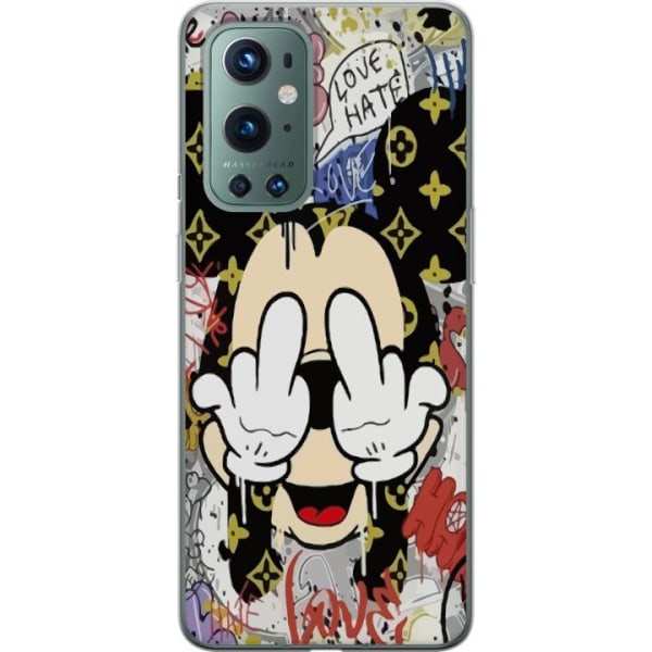OnePlus 9 Pro Gennemsigtig cover Mickey Mouse LV