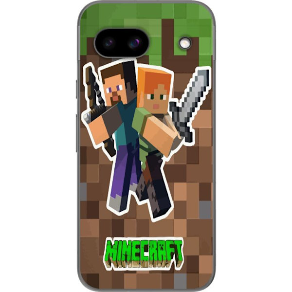 Google Pixel 8a Gennemsigtig cover Minecraft