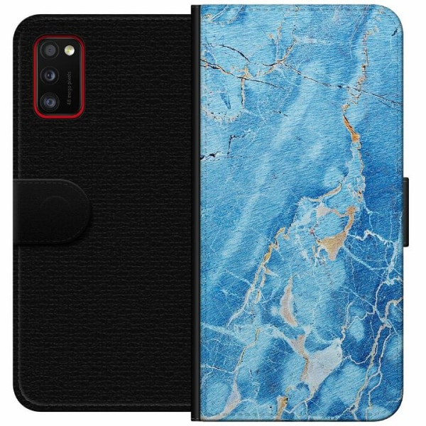 Samsung Galaxy A41 Plånboksfodral Marmor