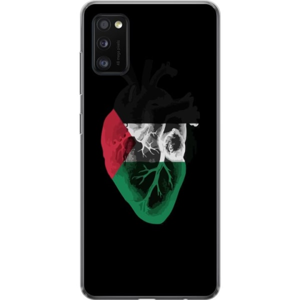 Samsung Galaxy A41 Gjennomsiktig deksel Palestina Hjerte