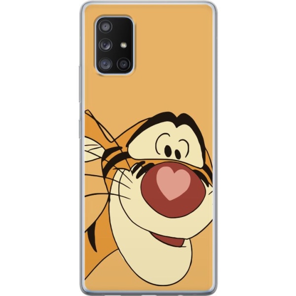 Samsung Galaxy A71 5G Gennemsigtig cover Tiger