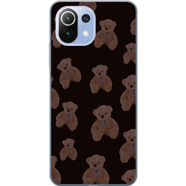 Xiaomi 11 Lite 5G NE Gennemsigtig cover En bjørn flere bjørn