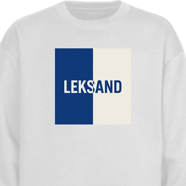 Sweatshirt for Voksen | Klassisk Collegegenser Leksand – Hoc hvit XL