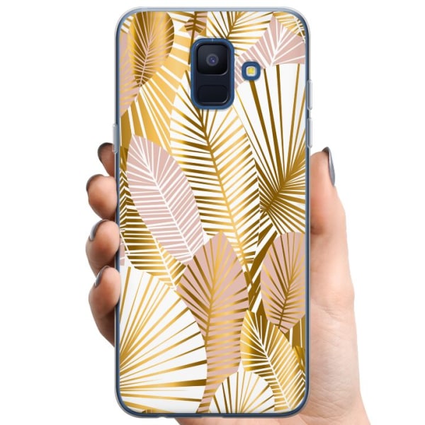 Samsung Galaxy A6 (2018) TPU Mobildeksel Gull