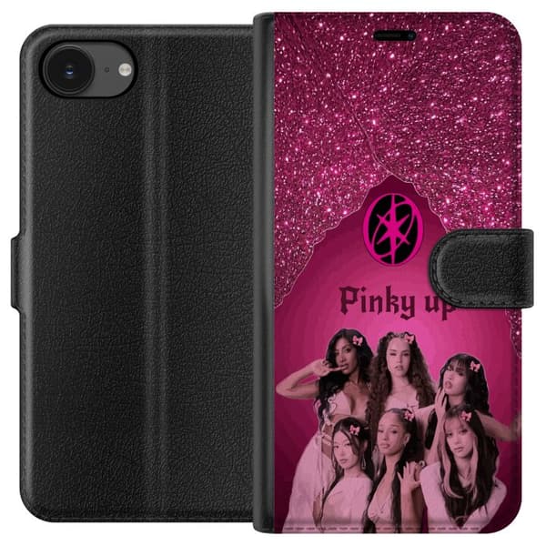 Kompatibel Tegnebogsetui til Apple iPhone 16e KATSEYE Pinky Up pink