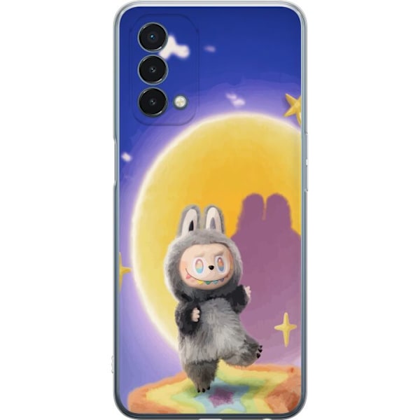 OnePlus Nord N200 5G Läpinäkyvä kuori Labubu Neon Pop - Neo
