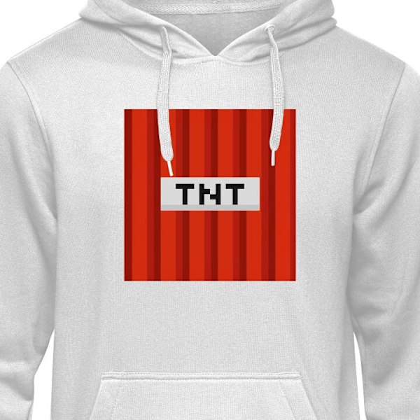 Barn-Hettegenser | Myk Hettegenser for Barn Minecraft TNT grå 5-6 År