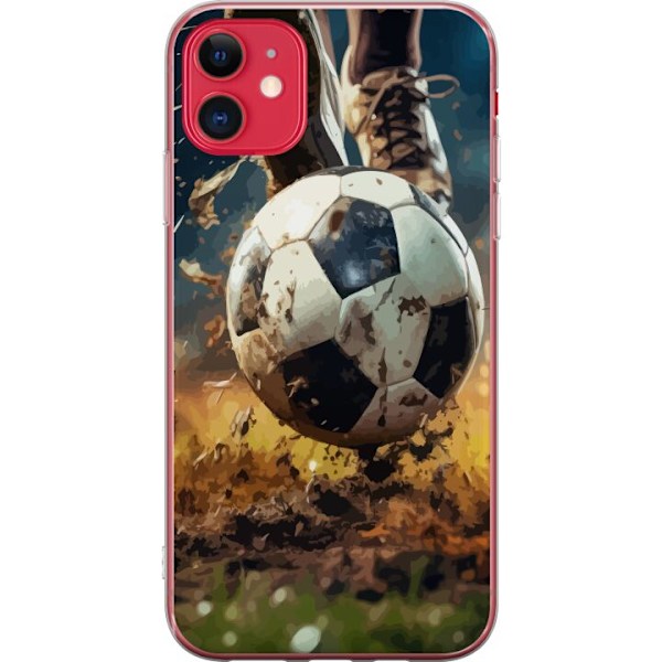 Apple iPhone 11 Gjennomsiktig deksel Fotball