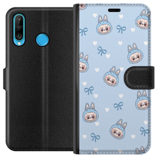 Huawei P30 lite Lompakkokotelo Labubu Tuli Henki