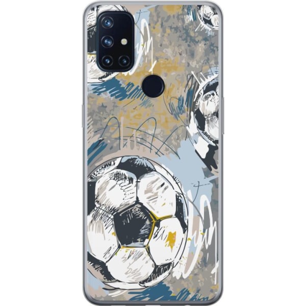 OnePlus Nord N10 5G Gjennomsiktig deksel Fotball