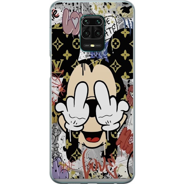 Xiaomi Redmi Note 9 Pro Gennemsigtig cover Mickey Mouse