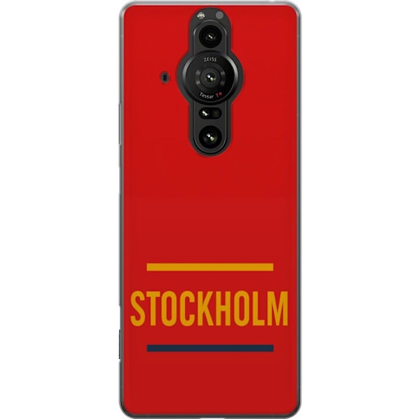 Sony Xperia Pro-I Läpinäkyvä kuori Stockholm – Hockey