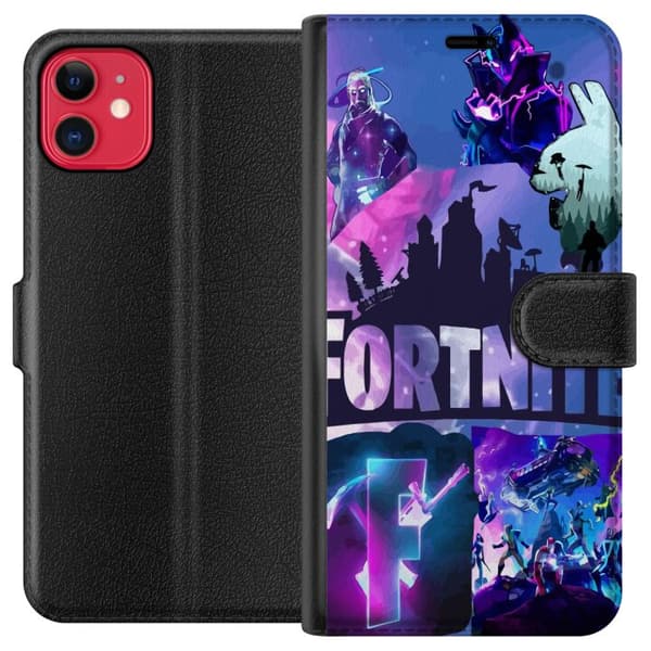 Kompatibel Tegnebogsetui til Apple iPhone 11 Fortnite