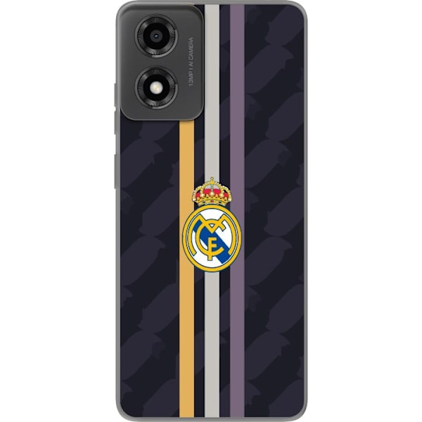 Motorola Moto E14 Genomskinligt Skal Real Madrid