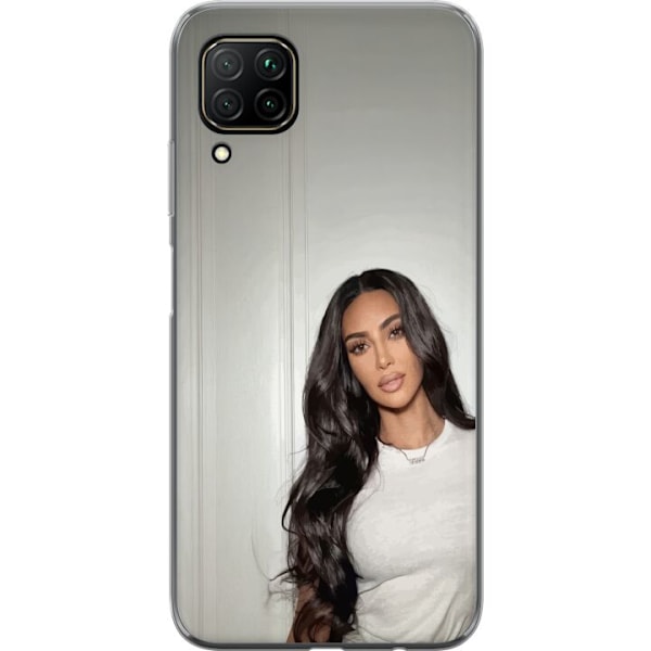 Huawei P40 lite Genomskinligt Skal Kim Kardashian – Iconic Style Collection