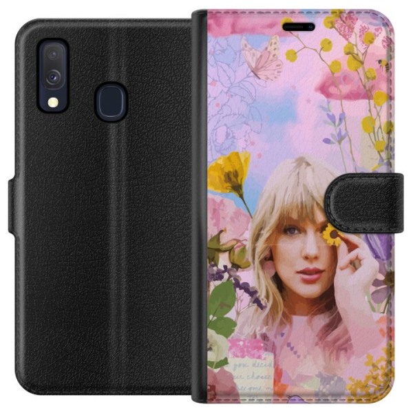 Samsung Galaxy A40 Plånboksfodral Taylor Swift - Blomma