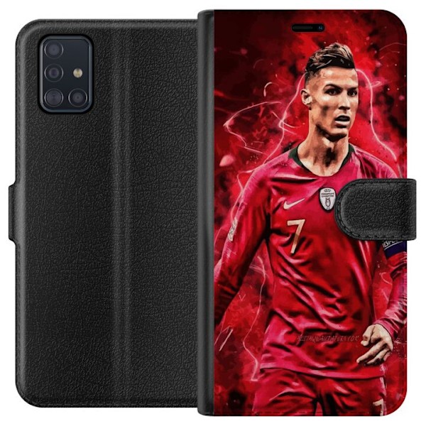 Samsung Galaxy A51 Tegnebogsetui Ronaldo Færdigheder - CR7 De