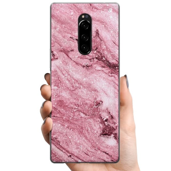 Sony Xperia 1 TPU Mobildeksel rosa