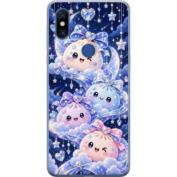 Kompatibelt Mobildeksel til Xiaomi Mi Mix 3 Stjernevenner blå