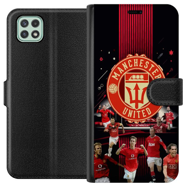 Samsung Galaxy A22 5G Tegnebogsetui Manchester United F.C.