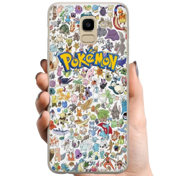 Samsung Galaxy J6 TPU Matkapuhelimen kuori Pokémon