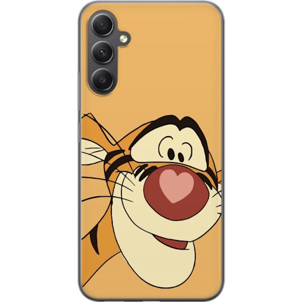 Samsung Galaxy A15 5G Läpinäkyvä kuori Tiger
