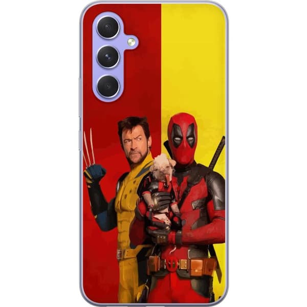 Kompatibelt Mobildeksel til Samsung Galaxy A54 Deadpool & Wolverine