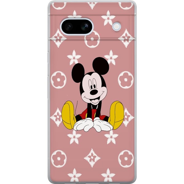 Google Pixel 7a Läpinäkyvä kuori Mickey Mouse