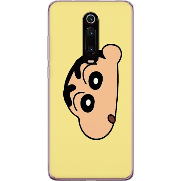 Xiaomi Mi 9T Pro  Läpinäkyvä kuori Peeking Shinchan