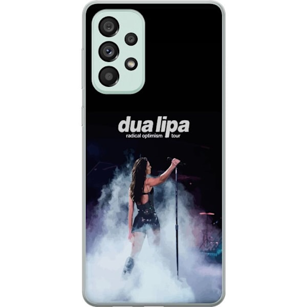 Samsung Galaxy A73 5G Gennemsigtig cover Dua Lipa – Signature Looks & Vibes
