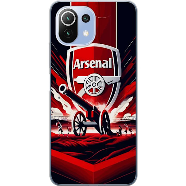 Xiaomi 11 Lite 5G NE Gennemsigtig cover Arsenal