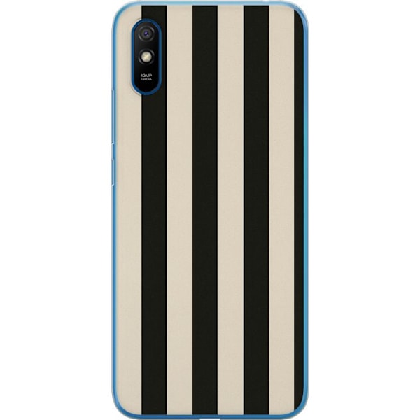 Xiaomi Redmi 9A Genomskinligt Skal Line Flow