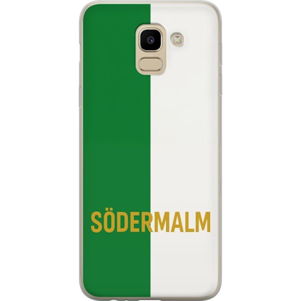 Samsung Galaxy J6 Läpinäkyvä kuori Södermalm - jalkapallo
