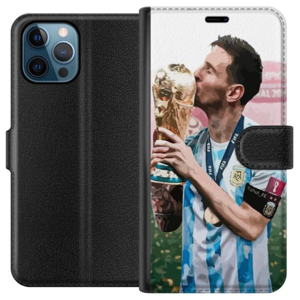 Apple iPhone 12 Pro Plånboksfodral Messi