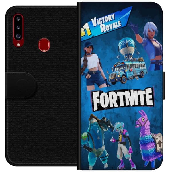 Kompatibelt Plånboksfodral till Samsung Galaxy A20s Fortnite