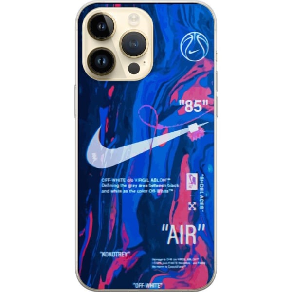 Apple iPhone 14 Pro Max Läpinäkyvä kuori Nike