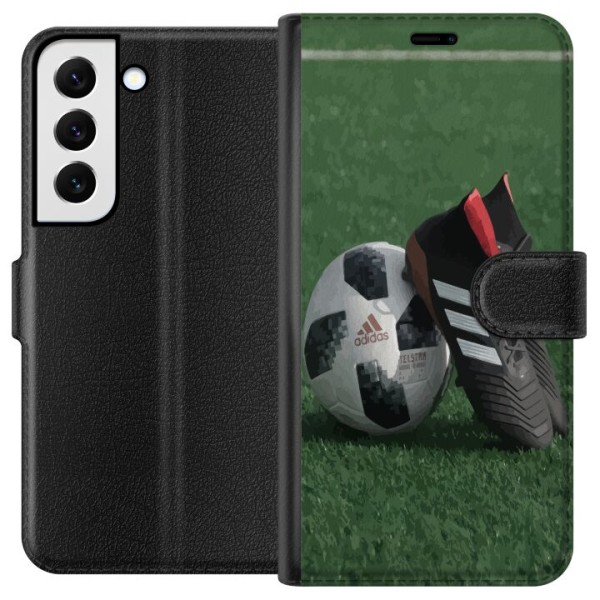 Samsung Galaxy S22 5G Lommeboketui Fotboll