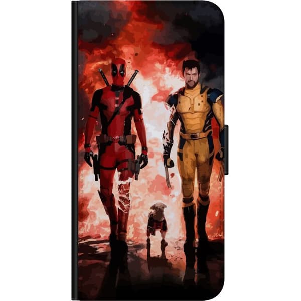 Kompatibel Tegnebogsetui til OnePlus 9 Pro Wolverine Deadpool