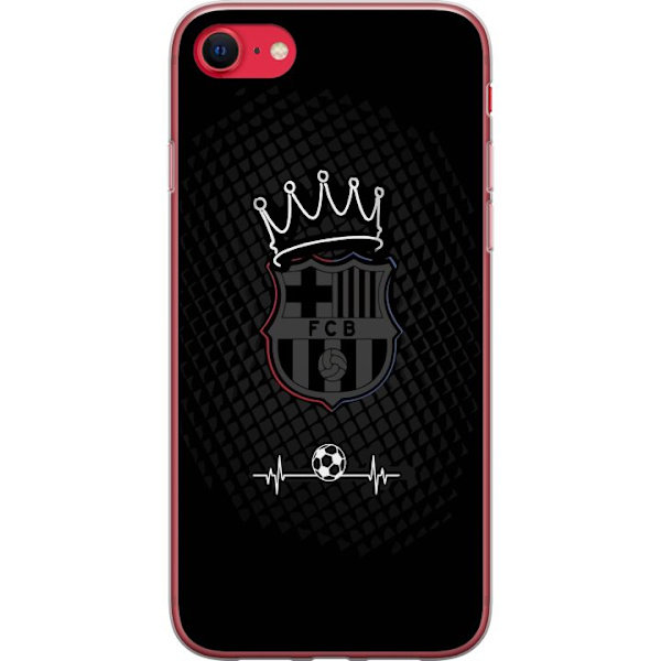 Apple iPhone 7 Läpinäkyvä kuori FC Barcelona Emblem Jalkapalloaihe Sininen Punainen Seuramerkki Katalonia La Liga Fanit Suosittu Ikoninen