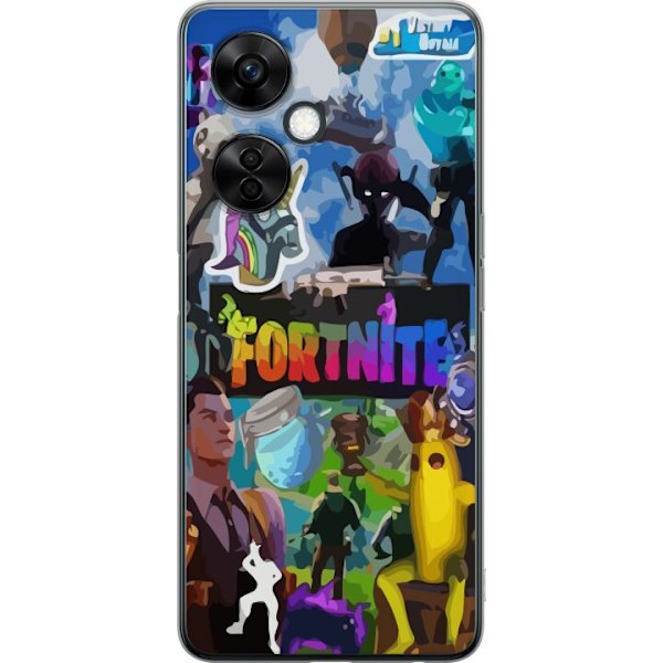 OnePlus Nord CE3 Gennemsigtig cover Fortnite