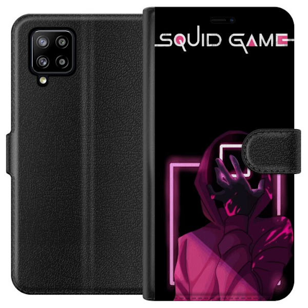 Samsung Galaxy A42 5G Plånboksfodral Squid Game Tema Populär Serie Motiv Grafiskt Ikoniskt Design Asiatisk Popkultur Spänning Drama