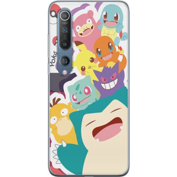 Xiaomi Mi 10 5G Gennemsigtig cover Pokemon