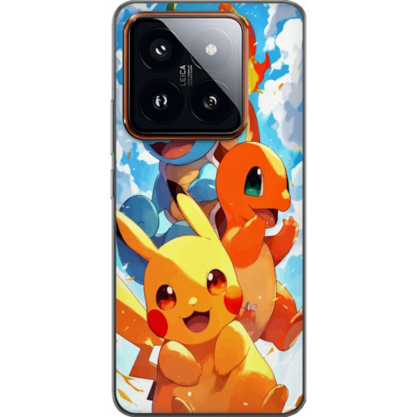 Xiaomi 14 Pro Gjennomsiktig deksel Pocket Creatures - inspirer
