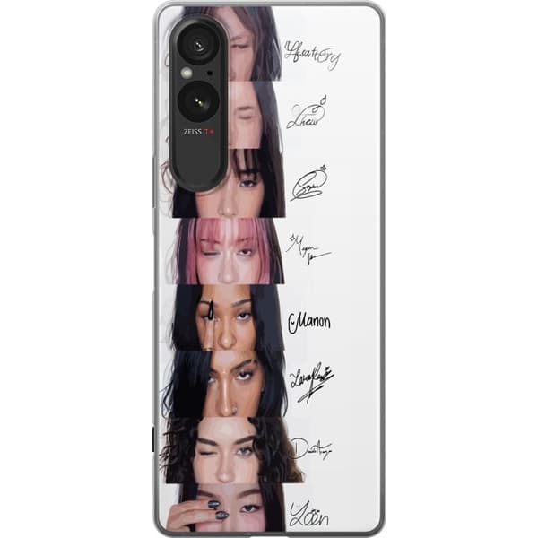 Kompatibelt Mobildeksel til Sony Xperia 10 VI KATSEYE ögonporträtt hvit