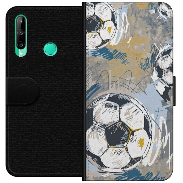 Huawei P40 lite E Lommeboketui Fotball