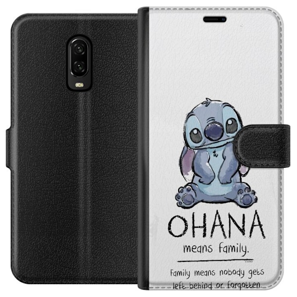 OnePlus 6T Tegnebogsetui Stitch Ohana